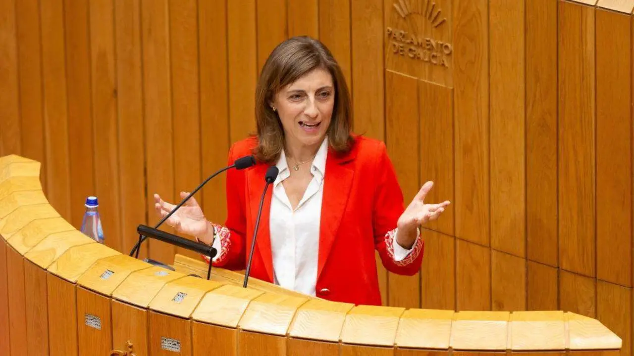 A conselleira de Medio Ambiente, &Aacute;ngeles V&aacute;zquez, no Parlamento da Galiza. (Foto: Xunta da Galiza)