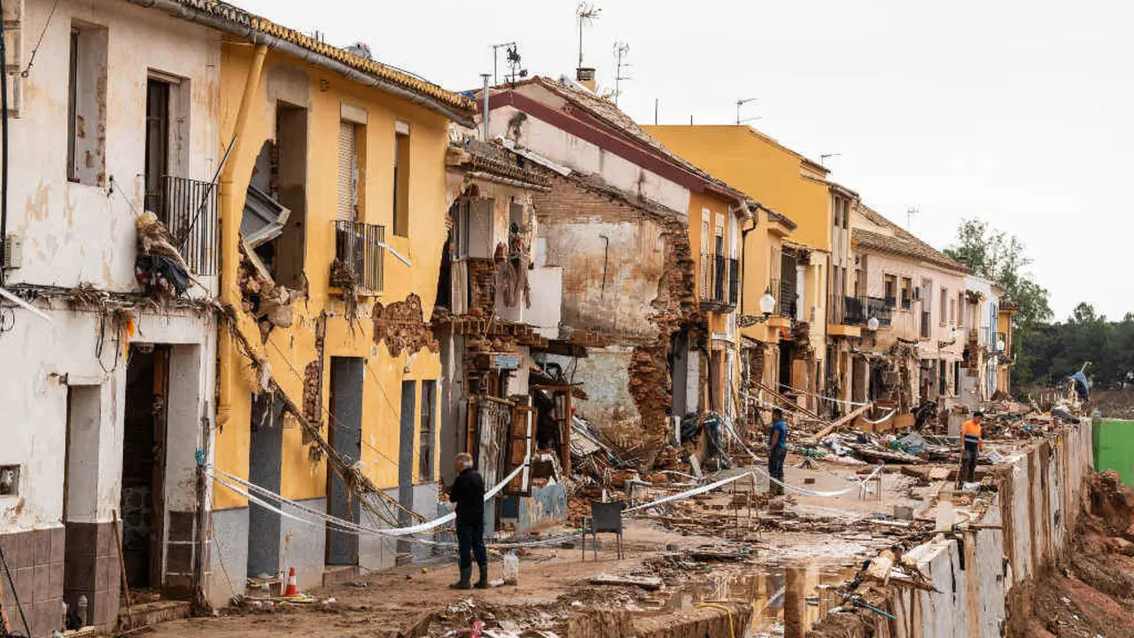 Efectos da DINA en Picanya (Pa&iacute;s Valenci&agrave;), en novembro de 2024. (Foto: Matias Chiofalo / Europa Press)