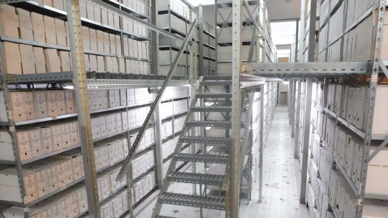 Interior do Arquivo Intermedio Militar de Ferrol. (Foto: Ministerio de Defensa)