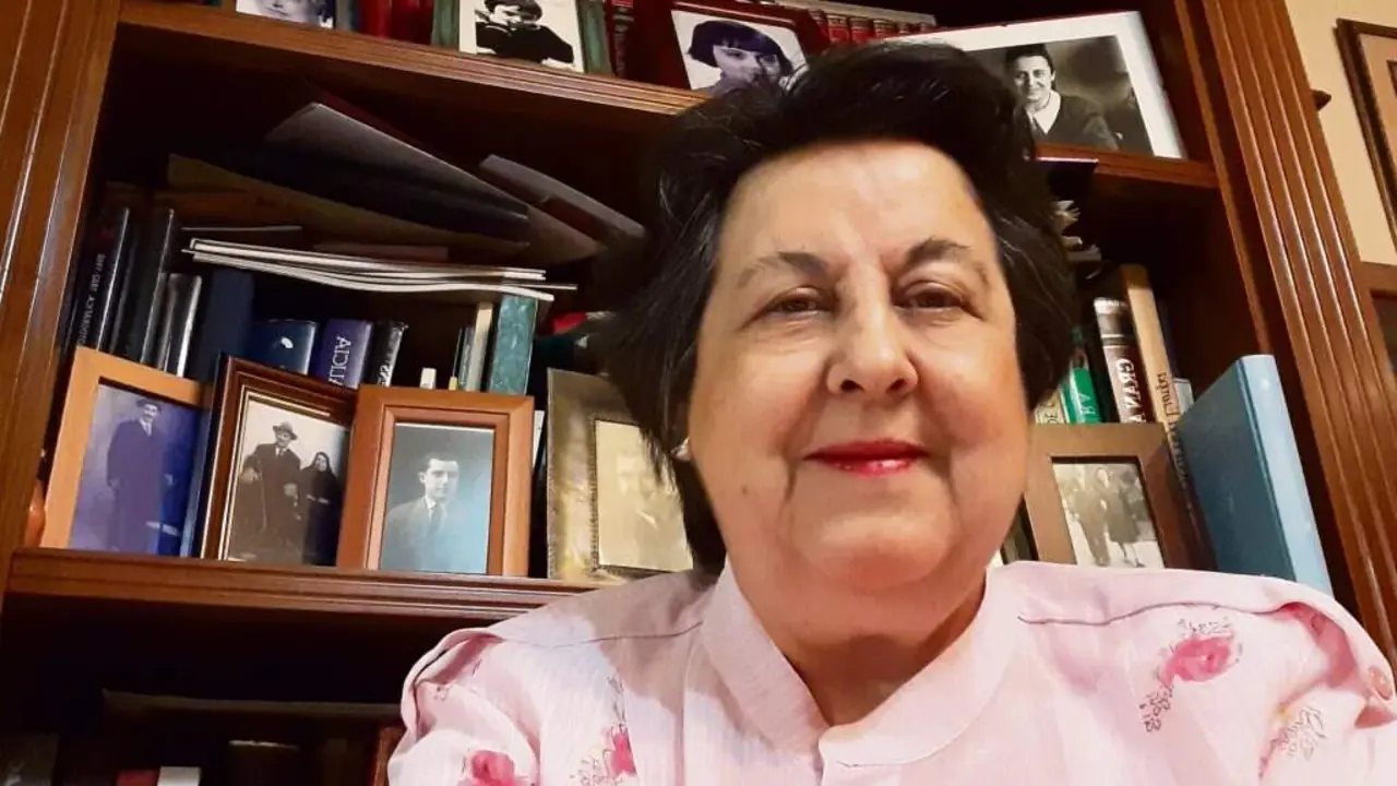 A escritora e profesora honoraria da UDC Mar&iacute;a Pilar Garc&iacute;a Negro. (Foto: N&oacute;s Diario)