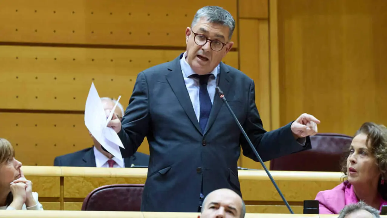 Enric Morera, a terza feira. (Foto: Jes&uacute;s Hell&iacute;n / Europa Press)