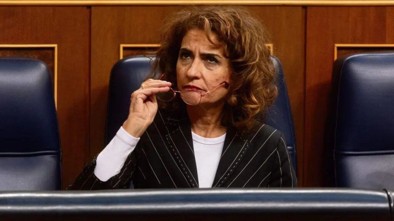 Mar&iacute;a Jes&uacute;s Montero, esta quinta feira. (Foto: Eduardo Parra / Europa Press)
