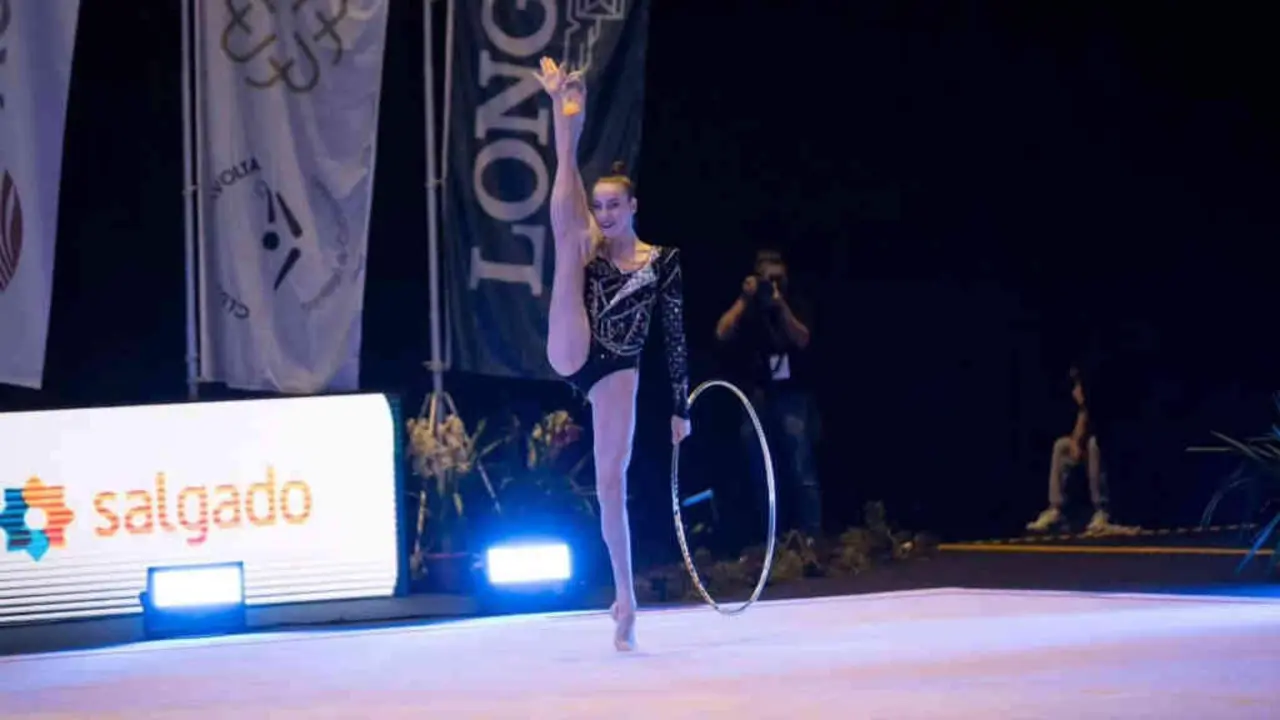 Darja Varfolomev na gala de Ximnasia  R&iacute;tmica 2023. (Foto: Club Viravolta).