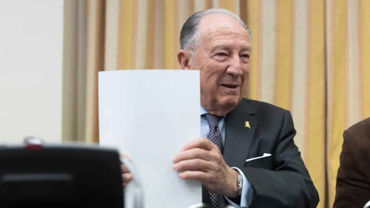 F&eacute;lix Sanz Rold&aacute;n, ex l&iacute;der do CNI, onte no Congreso espa&ntilde;ol. (Foto: Eduardo Parra / Europa Press)