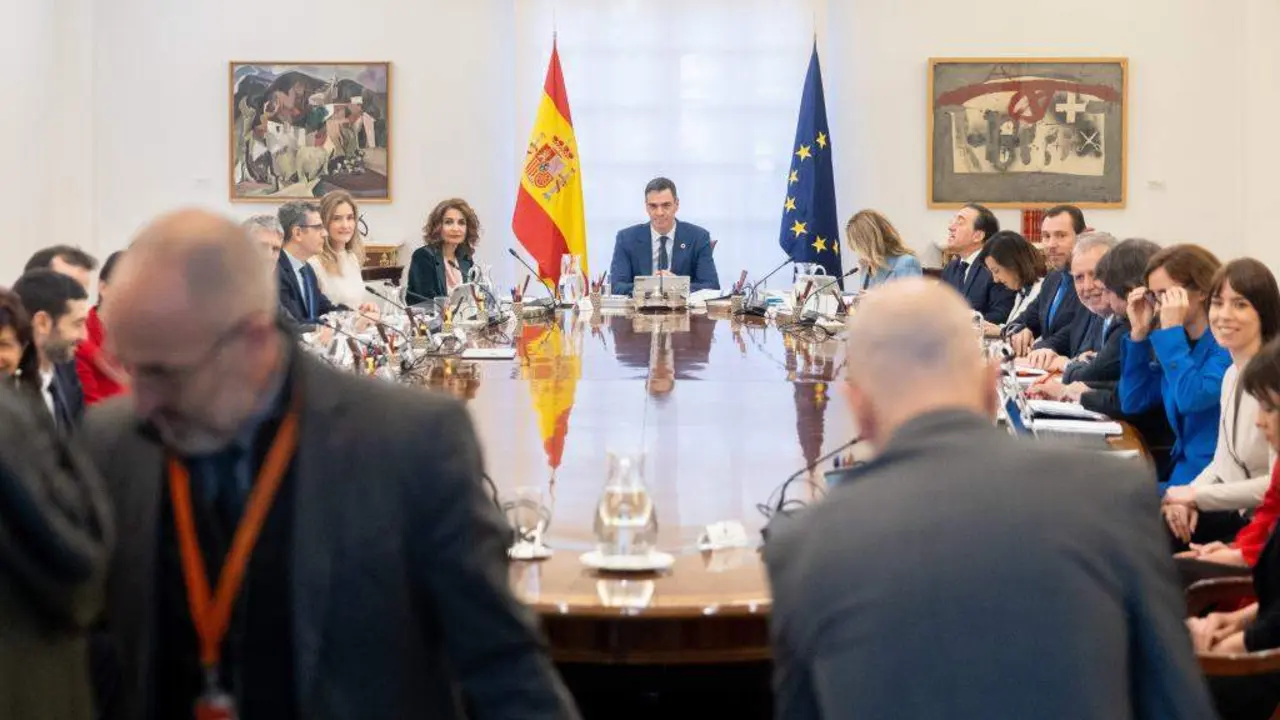 Pedro S&aacute;nchez presidiu esta quinta feira o Consello de Ministros e Ministras. (Foto: Eduardo Parra / Europa Press)