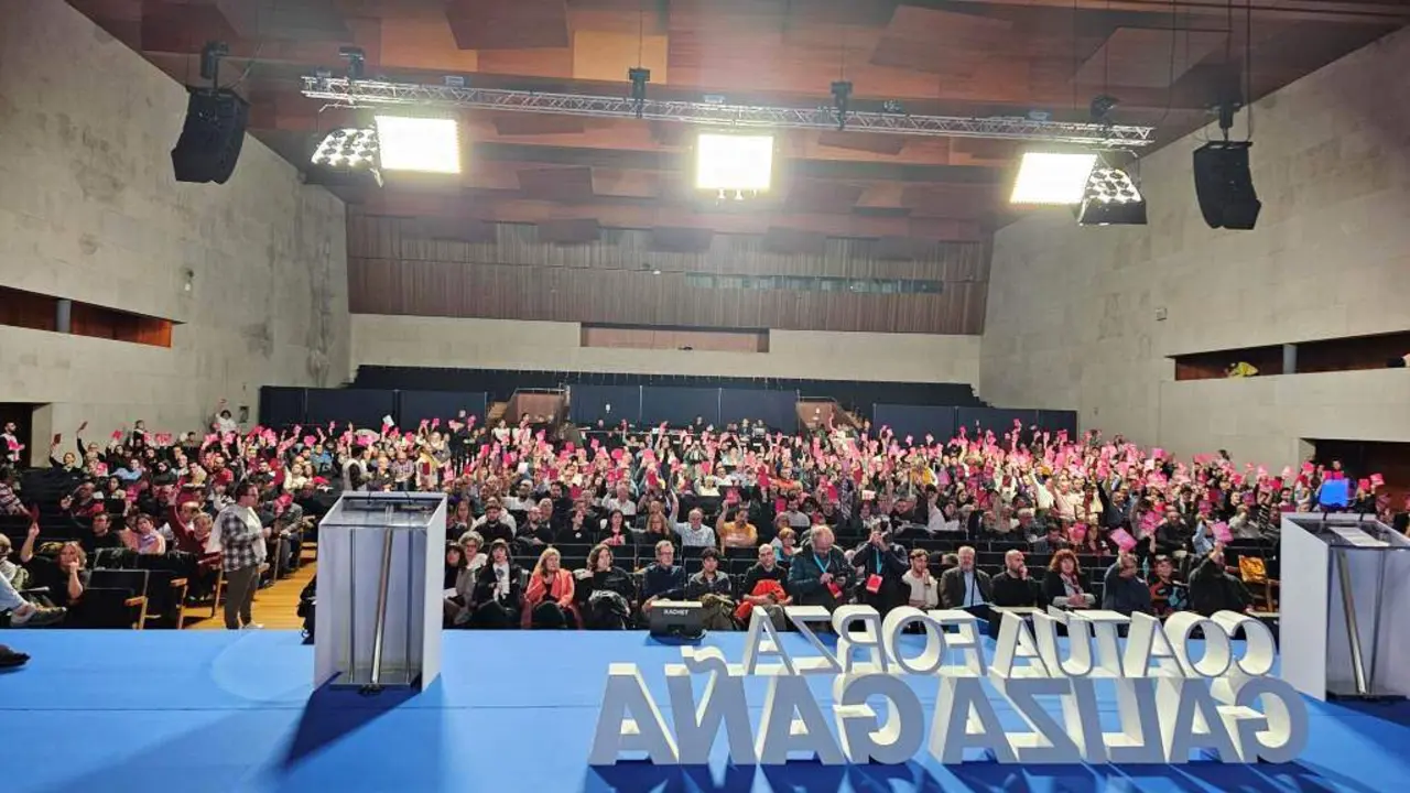 Votaci&oacute;n do regulamento da Asemblea. (Foto: N&oacute;s Diario)