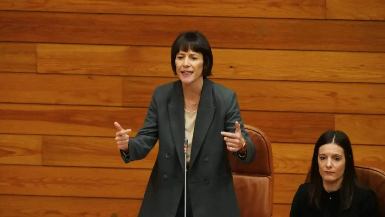 Ana Pont&oacute;n na sesi&oacute;n control ao Goberno este 4 de decembro. (Foto: N&oacute;s Diario)