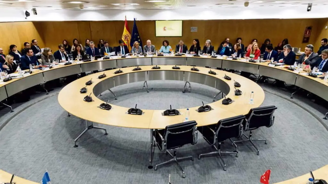 Xuntanza do Consello de Pol&iacute;tica Fiscal e Financeira na sede do Ministerio, o 11 de decembro de 2023. (Foto: Carlos Luj&aacute;n / Europa Press)