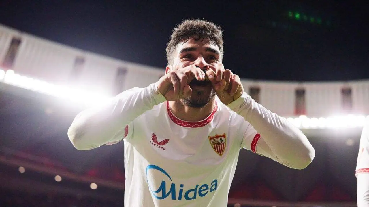 O dianteiro sevillista Isaac. (Foto: AFP7 / Europa Press)