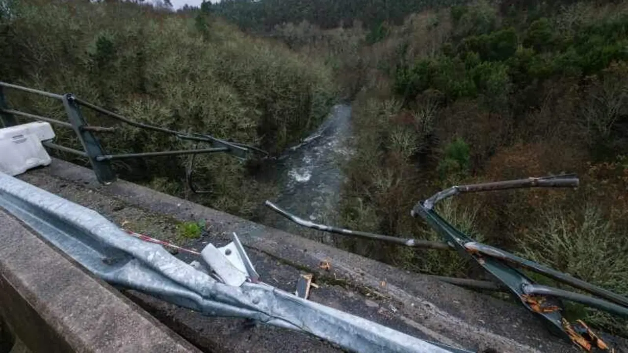Ponte de Pedre onde aconteceu o accidente en 2022. (Foto: C&eacute;sar Arxina / Europa Press)