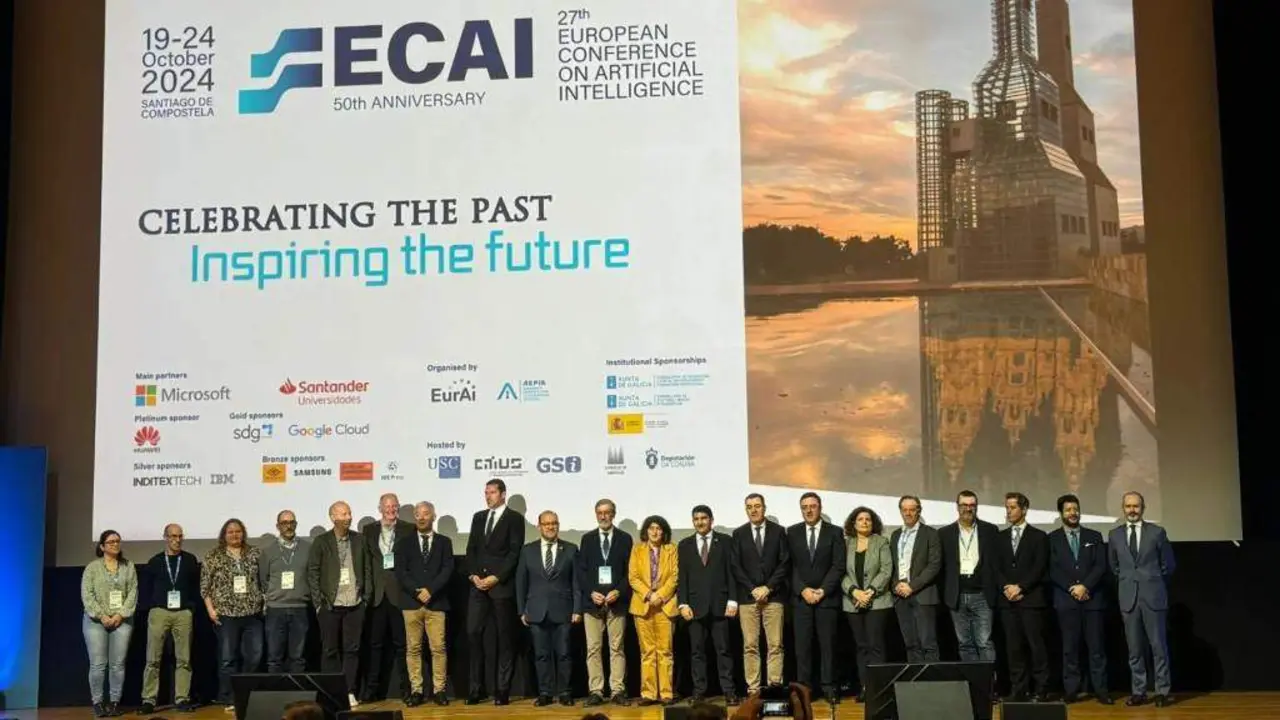 A Universidade de Santiago de Compostela acolleu en outubro de 2024 o Congreso Europeo sobre Intelixencia Artificial. (Foto: Concello de Santiago)