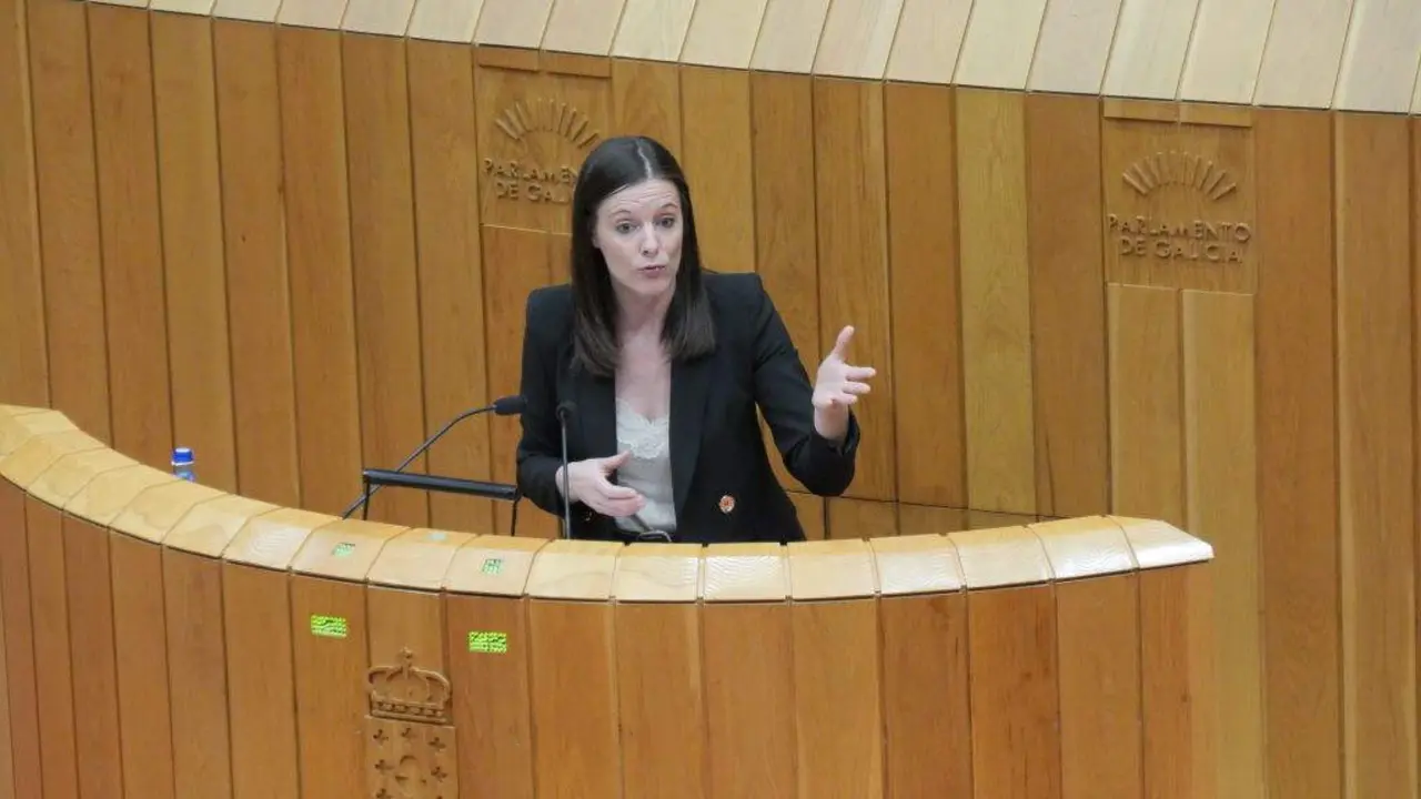 Olalla Rodil, portavoz parlamentaria do BNG. (Foto: N&oacute;s Diario)