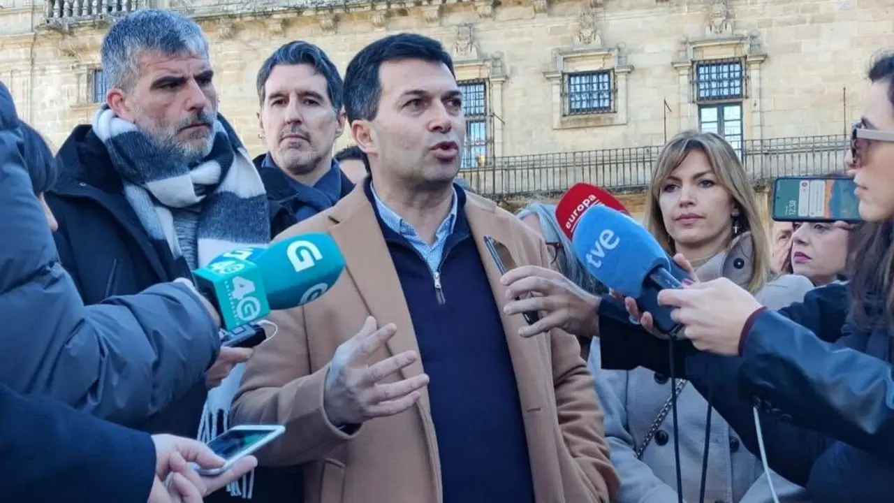 Gonzalo Caballero, en Compostela, nunha imaxe de arquivo. (Foto: N&oacute;s Diario)