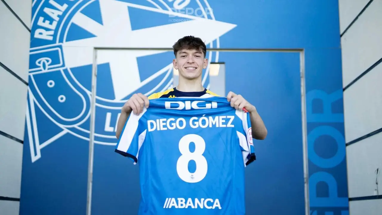 Diego G&oacute;mez, volve ao Deportivo. (Foto: RC Deportivo)