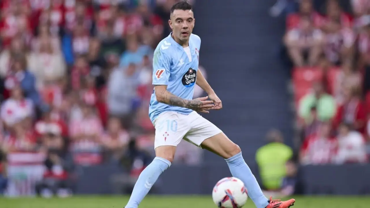 O capit&aacute;n do Celta, Iago Aspas, estar&aacute; o s&aacute;bado en Valladolid. (Foto: AFP7 / Europa Press)