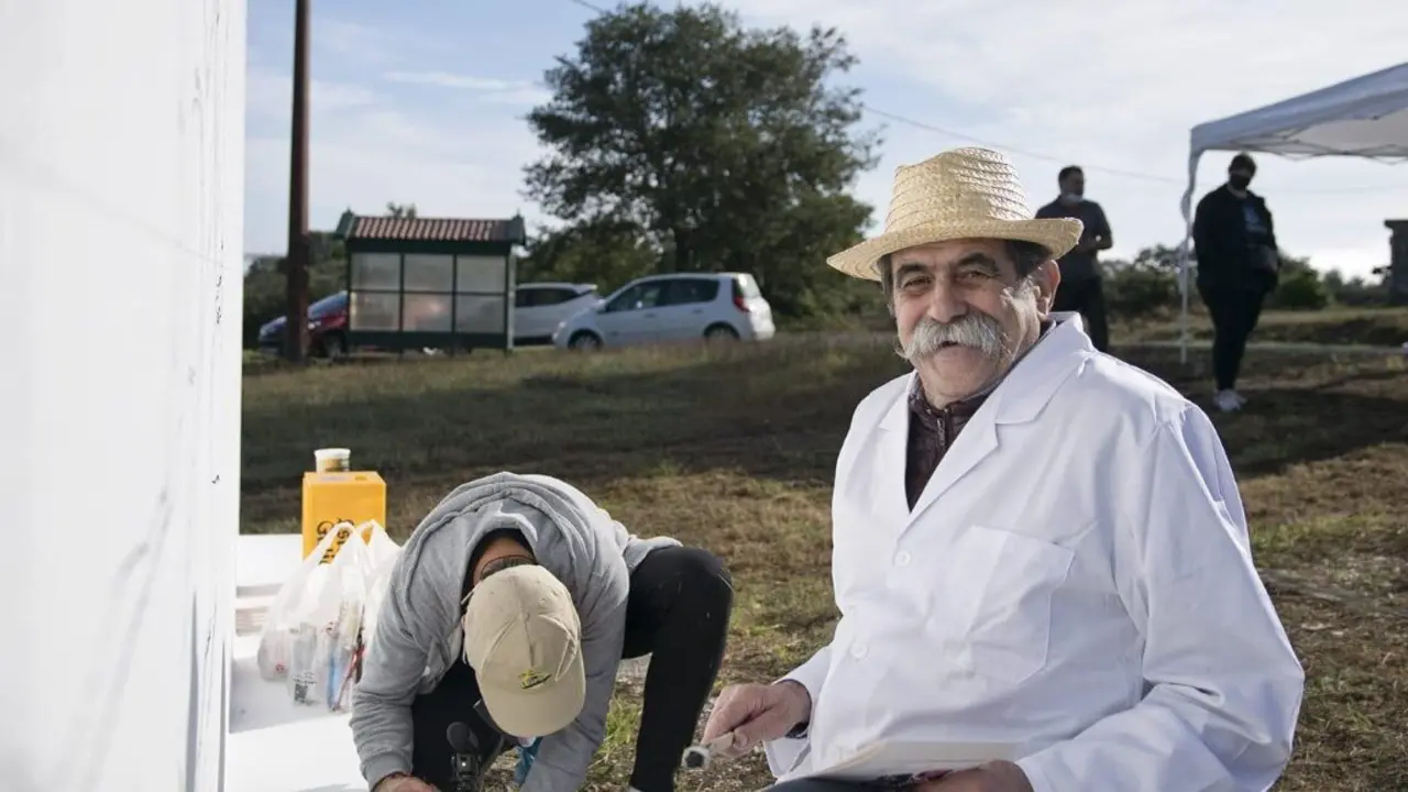 O ilustrador Xos&eacute; Vizoso. (Foto: Aser &Aacute;lvarez)