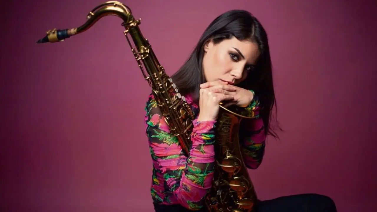 A saxofonista chilena Melissa Aldana.. (Foto: Eduardo Pavez Goye)