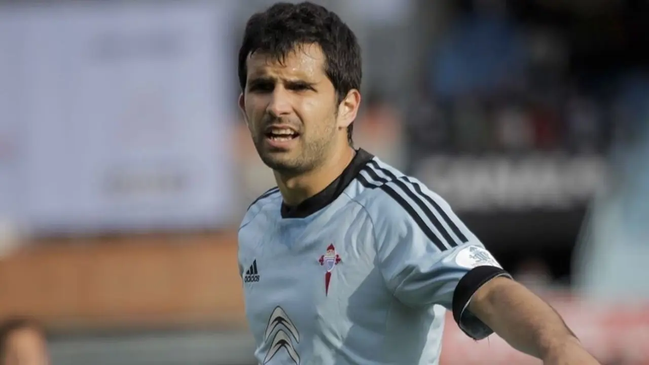 &Aacute;lex L&oacute;pez, xogando no Celta, na tempada 2013-2014. (Foto: Europa Press)