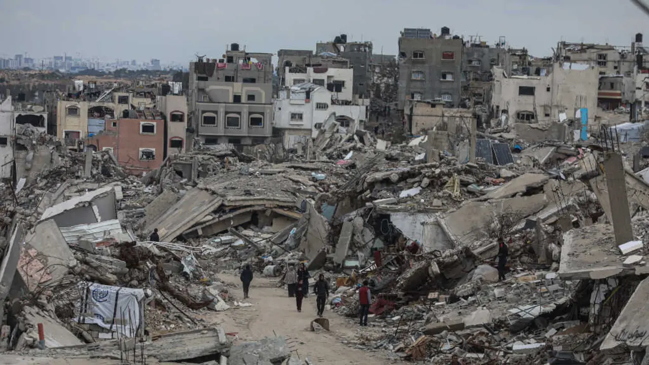 Norte de Gaza o 19 de febreiro de 2025. (Foto: Omar Ashtawy / Apaimages / Europa Press / Contacto)