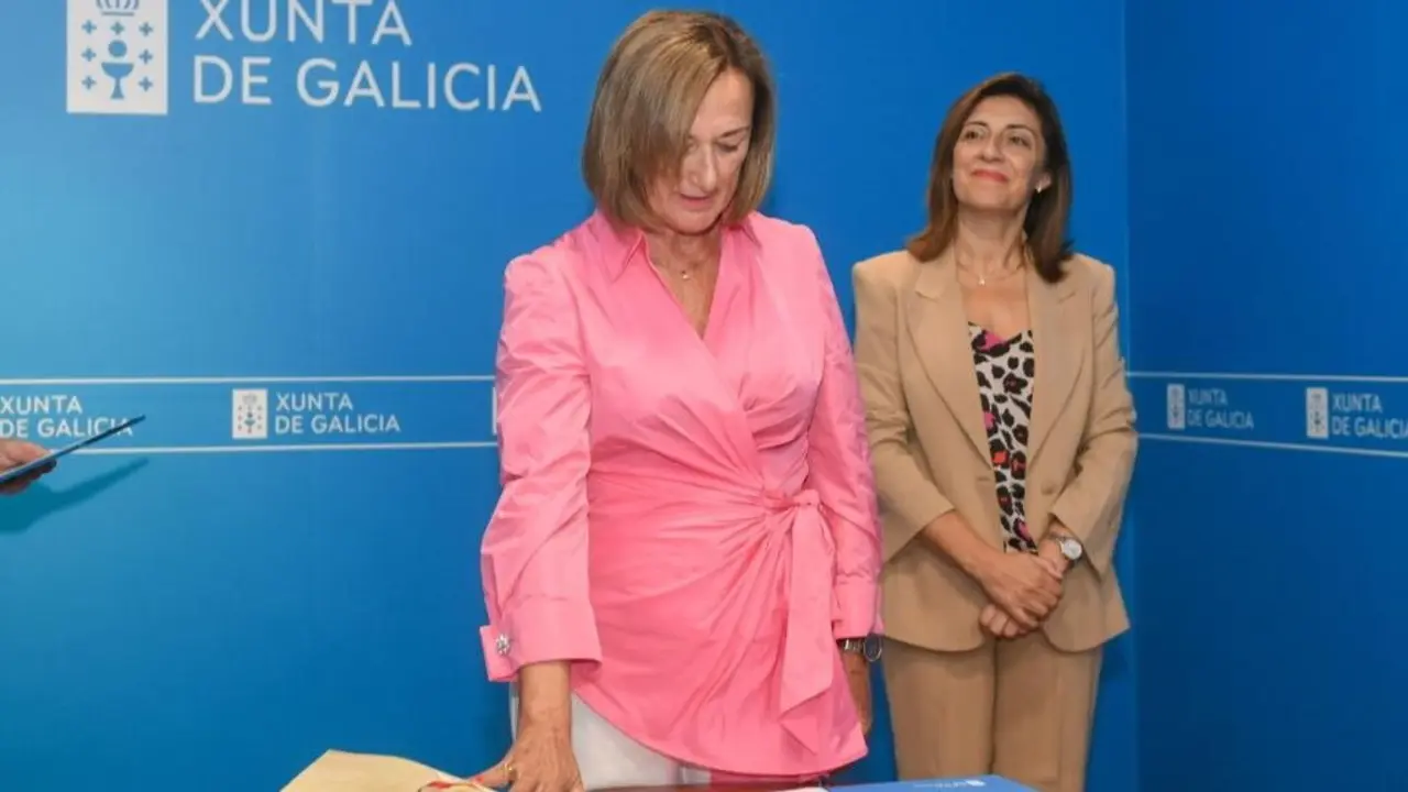 Mar&iacute;a Jos&eacute; Echevarr&iacute;a, directora xeral de Calidad Ambiental, tomou posesi&oacute;n en setembro de 2024 ante a conselleira &Aacute;ngeles V&aacute;zquez. (Foto: Xunta da Galiza)