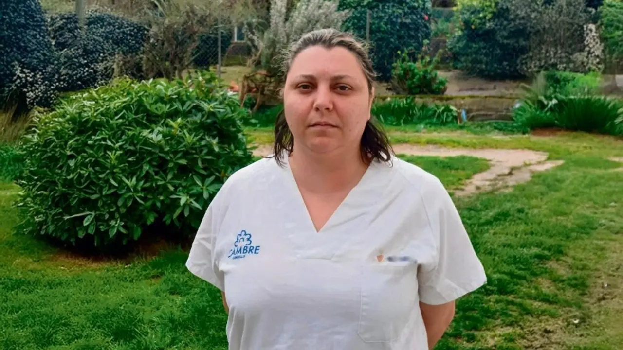 Georgiana Dragomir, traballadora no Servizo de Axuda no Fogar de Cambre (comarca da Coru&ntilde;a). (Foto: N&oacute;s Diario)