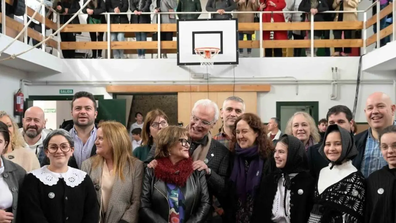 Casalderrey, Freixanes e Carballeira (no centro), onte.  (Foto: RAG)