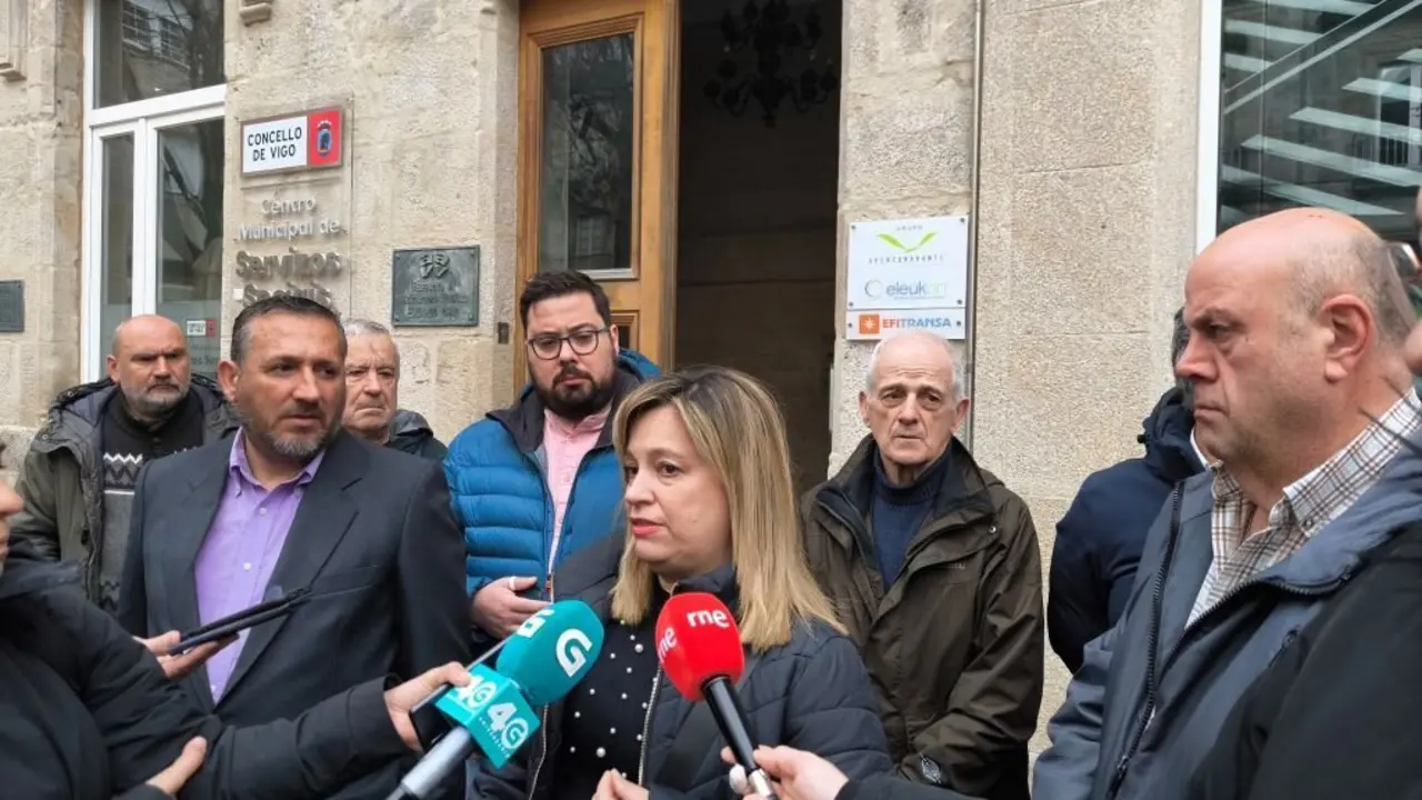 Mar&iacute;a P&eacute;rez, presidenta da Favec, esta sexta feira. (Foto: N&oacute;s Diario)