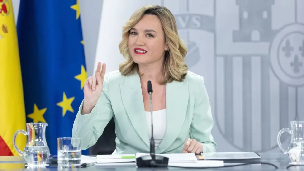 A portavoz do Goberno espa&ntilde;ol, Pilar Alegr&iacute;a, esta terza feira. (Foto: Eduardo Parra / Europa Press)