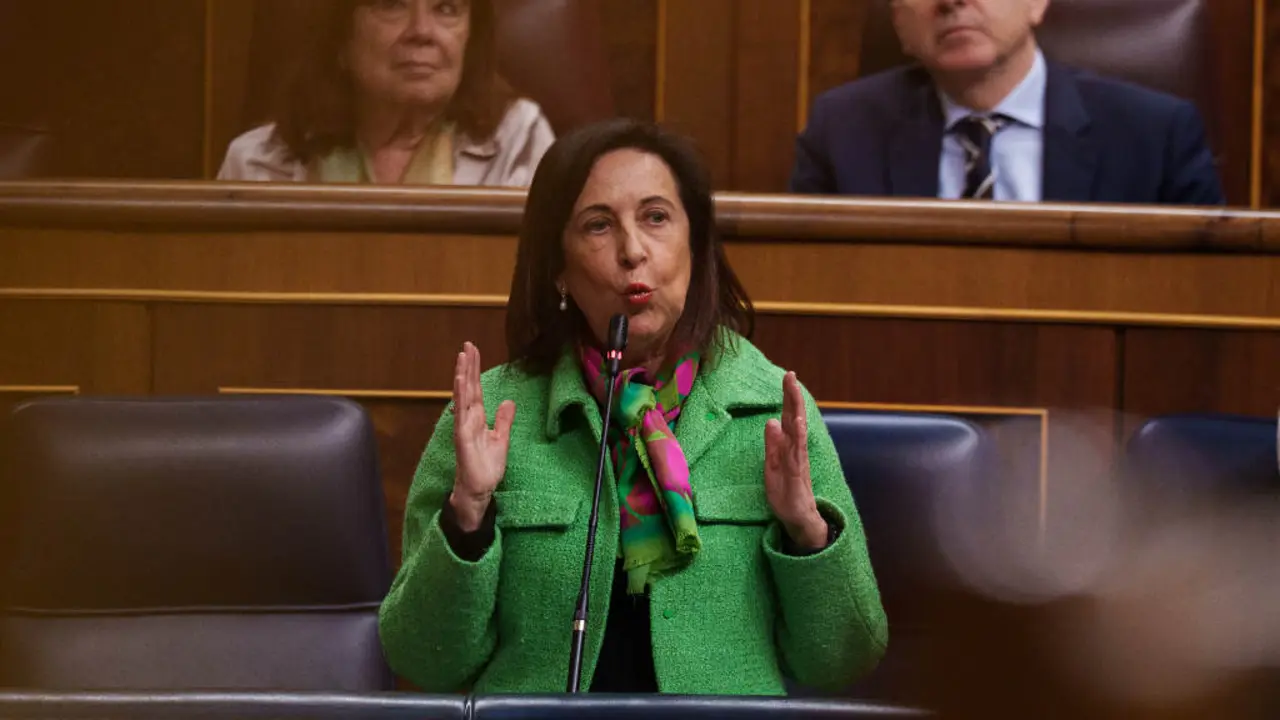 Margarita Robles, ministra de Defensa do Estado espa&ntilde;ol, o 26 de marzo de 2025. (Foto: Matias Chiofalo / Europa Press)