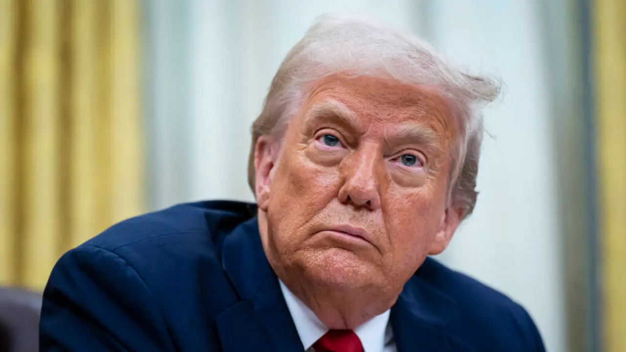 Donald Trump, presidente dos Estados Unidos, na Casa Branca o pasado 31 de marzo. (Foto: Al Drago - Pool v&iacute;a CNP / Europa Press / Contacto)