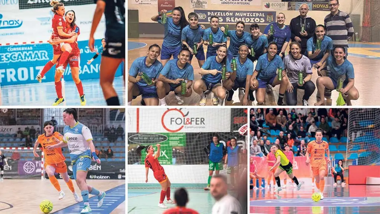 Equipos galegos na Primeira Divisi&oacute;n de F&uacute;tbol Sala.