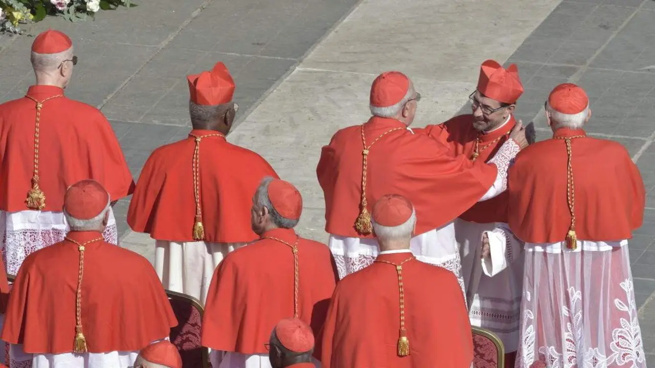 Acto de nomeamento dunha vintena de cardenais na bas&iacute;lica vaticana de San Pedro, en setembro de 2023. (Foto: Stefano Spaziani / Europa Press)