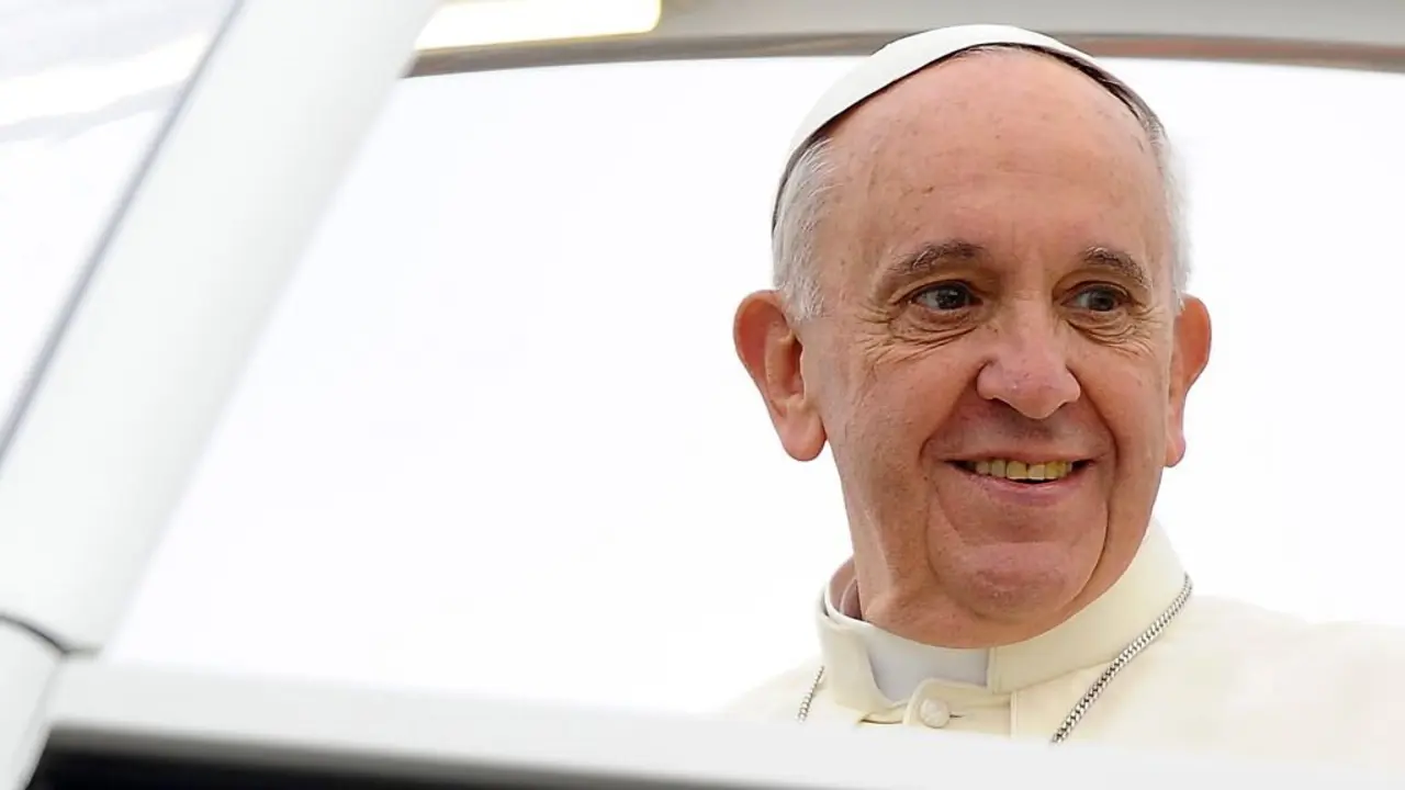 O papa Francisco durante a s&uacute;a visita pastoral en As&iacute;s en 2013. (Foto: Giacomo Morini / Zuma Press / ContactoPhoto)