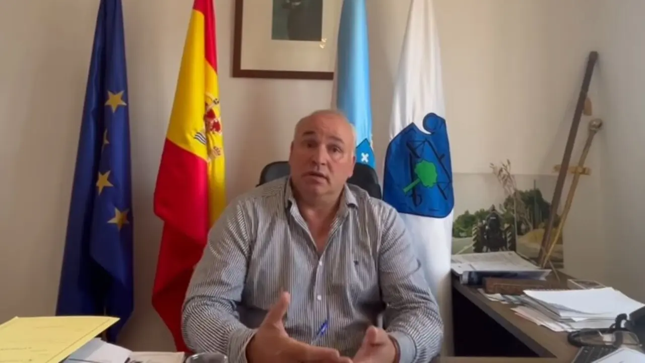 Lu&iacute;s Calvo, alcalde de Agolada. (Foto: L. C.)
