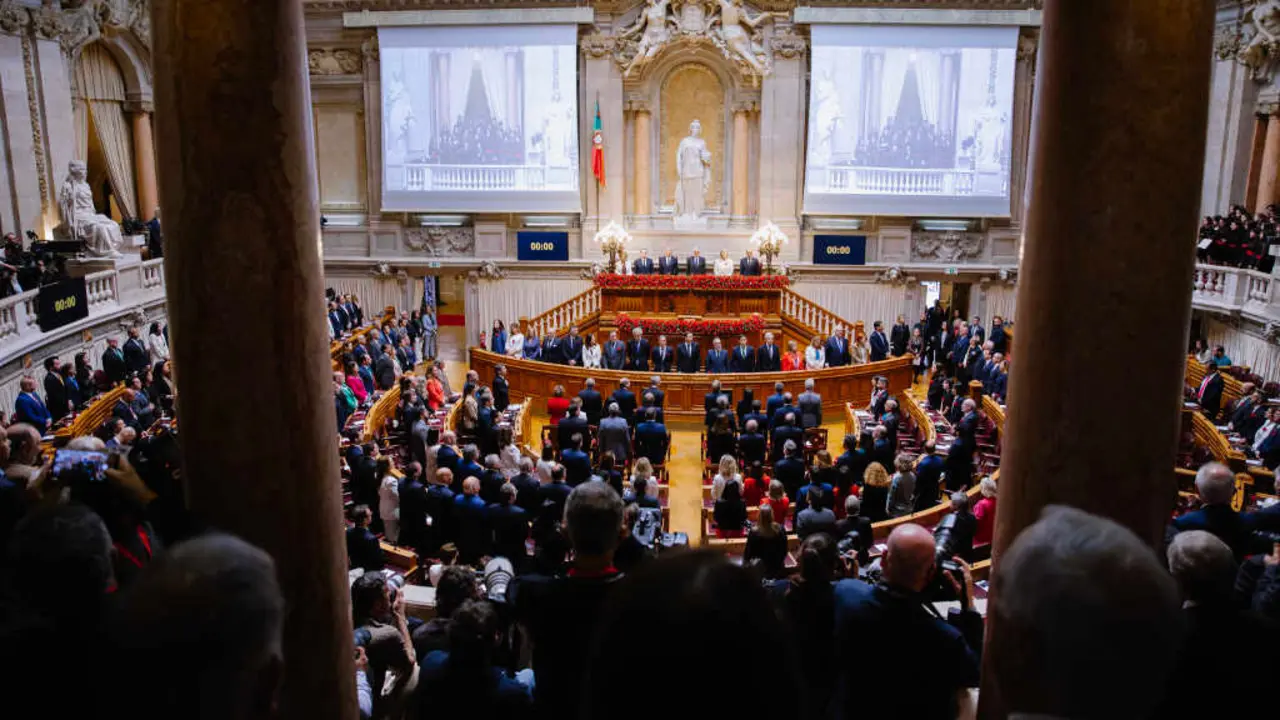 Assembleia da Rep&uacute;blica de Portugal, onte na sesi&oacute;n solemne polo aniversario do 25 de Abril. (Foto: PSD)