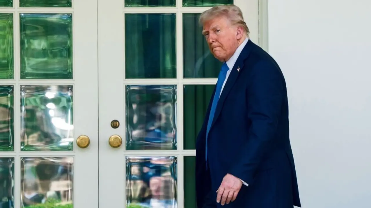 O presidente do Estados Unidos de Am&eacute;rica, Donald Trump, na Casa Branca. (Foto: Chris Kleponis / Zuma Press / ContactoPhoto)