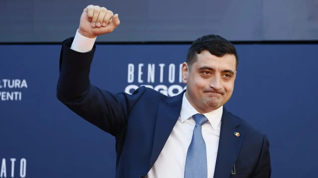 O l&iacute;der ultradereitista roman&eacute;s George Simion. (Foto: Europa Press / Contacto / Cecilia Fabiano)