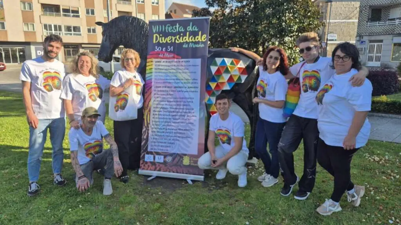 Presentaci&oacute;n da VIII Festa da Diversidade de Moa&ntilde;a. (Foto: N&oacute;s Diario)