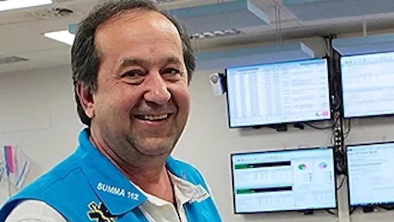 Pablo Busca, ex respons&aacute;bel do Servizo de Urxencia M&eacute;dica da Comunidade de Madrid o 31 de outubro de 2024. (Foto: Osakidetza)
