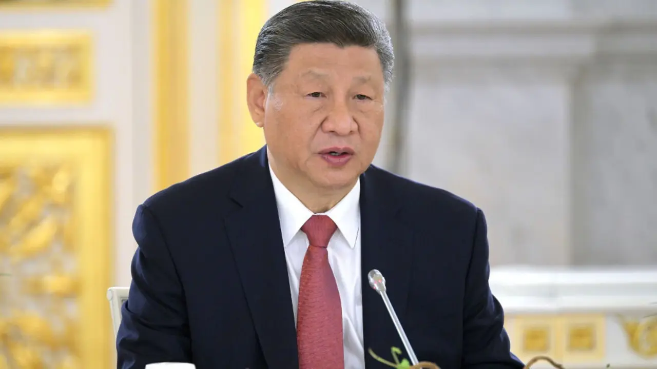 Xi Jinping, presidente da China, o 8 de maio de 2025. (Foto: Kremlin / DPA v&iacute;a Europa Press)
