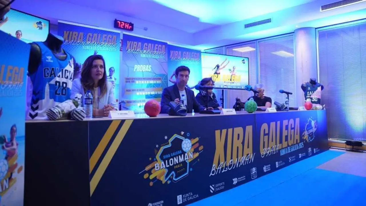 Xisela Aranda, Bruno L&oacute;pez e Jos&eacute; Ram&oacute;n Lete, o 12 de xu&ntilde;o. (Foto: FGB)