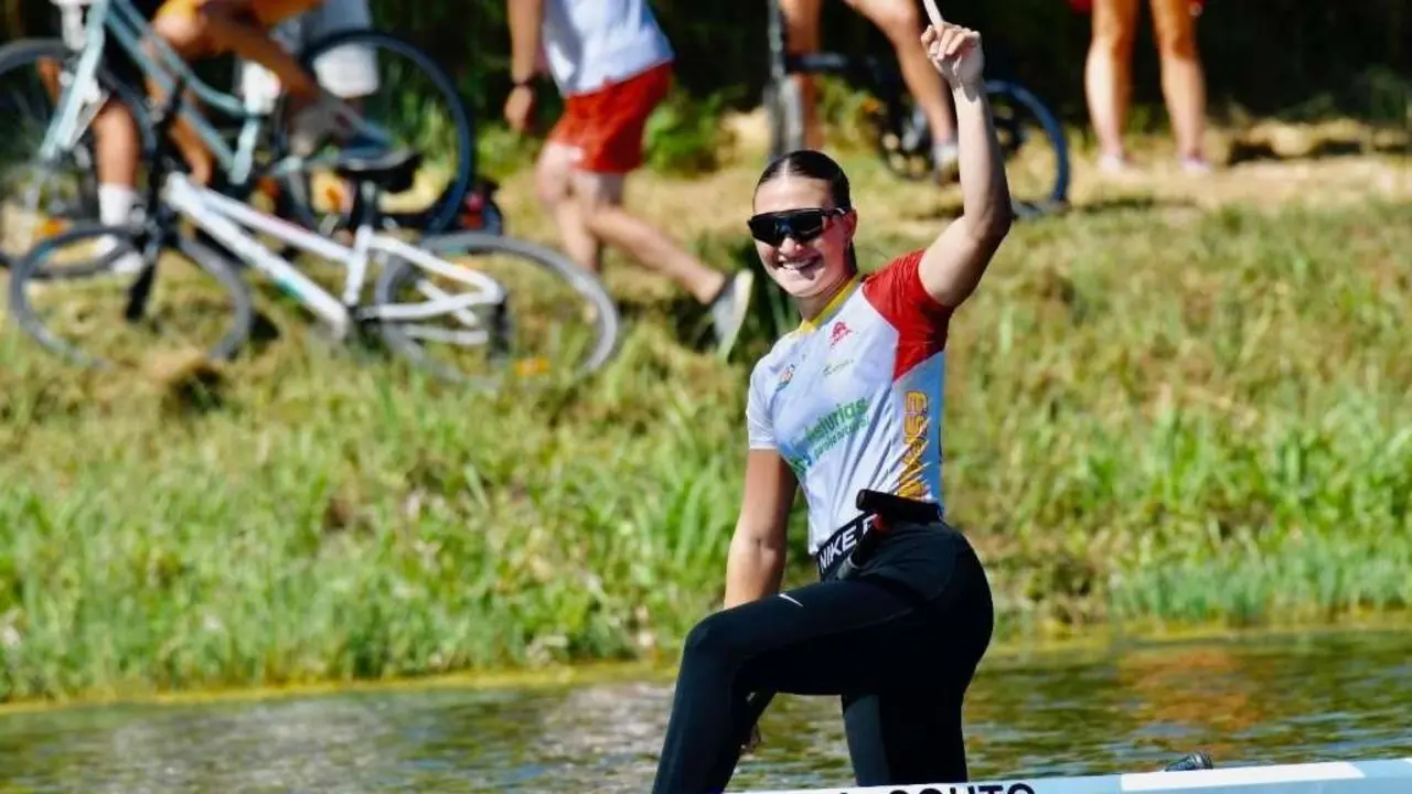Claudia Couto no Campionato Europeo en Portugal. (Foto: FGP)