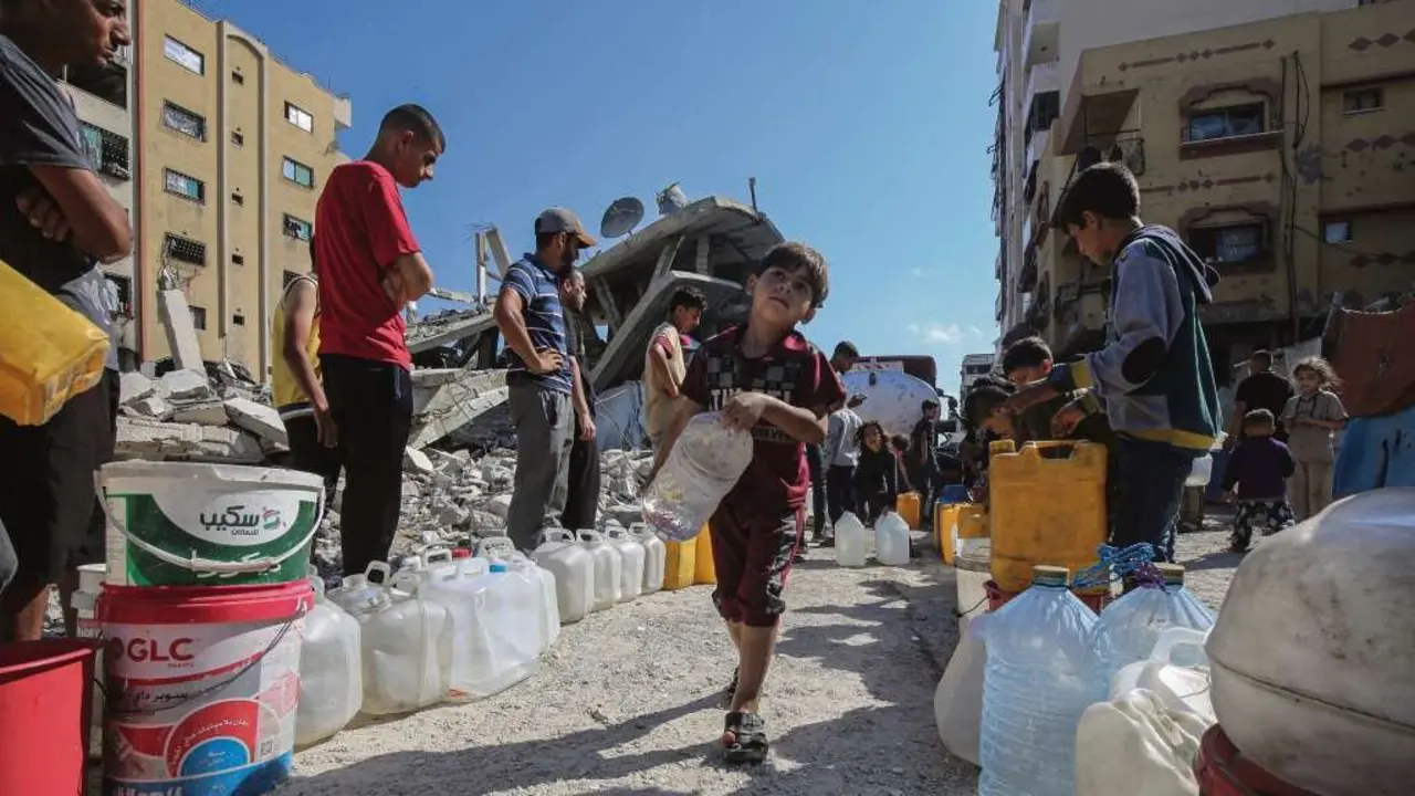 Os d&iacute;as no campo de refuxiados eran sempre iguais. (Foto: Omar Ashtawy / APA Images via ZUMA / DPA)