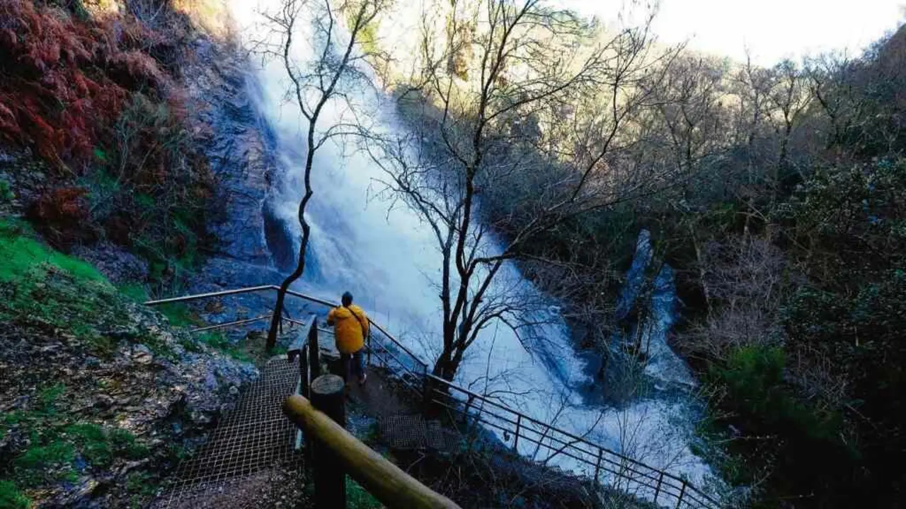 Fervenza da Cidadella, en Vilardev&oacute;s (comarca de Ver&iacute;n). (Foto: Turismo de Galiza)