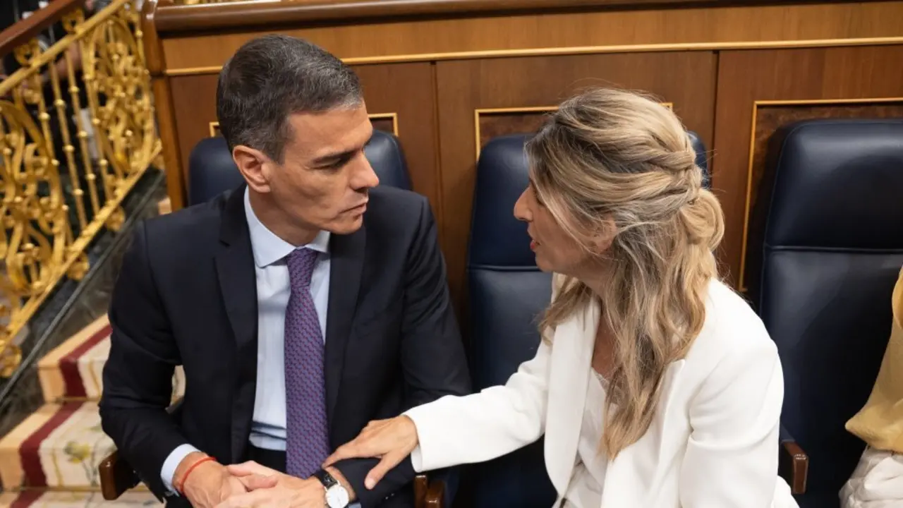 Pedro S&aacute;nchez e Yolanda D&iacute;az, o pasado 9 de xullo. (Foto: Eduardo Parra / Europa Press)