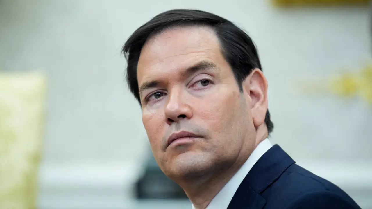 Marco Rubio, secretario de Estado dos Estados Unidos, o 22 de xullo de 2025. (Foto: Yuri Gripas - Pool v&iacute;a CNP / Europa Press / Contacto)