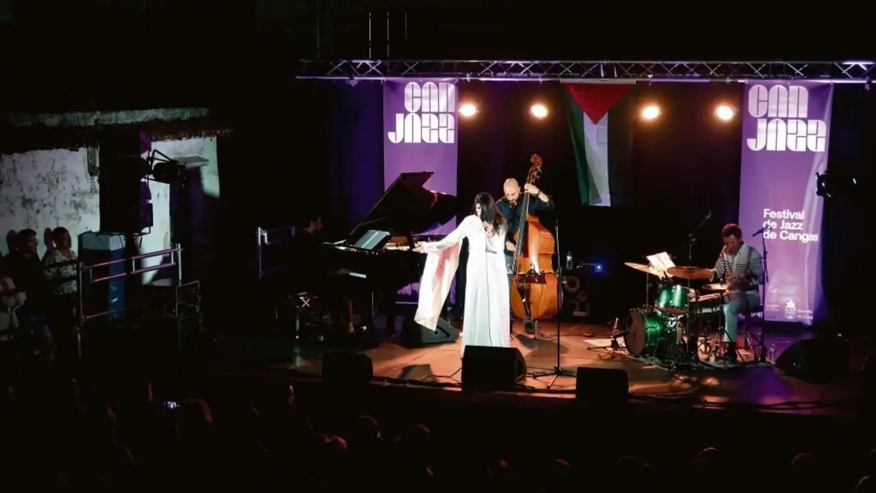 Concerto do cuarteto de Sara Dowling no Canjazz de 2024. (Foto: Mar&iacute;a Vence)