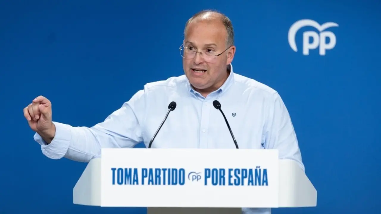 Miguel Tellado, o 6 de agosto en Madrid. (Foto: Eduardo Parra / Europa Press)