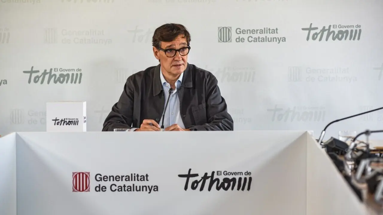 O president da Generalitat de Catalunya, Salvador Illa, a pasada sexta feira 29 de agosto. (Foto: Alberto Paredes / Europa Press)