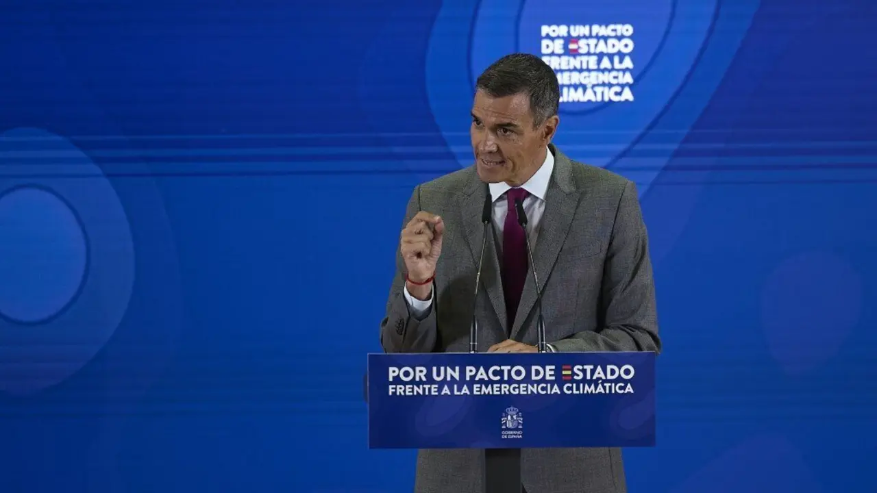 O presidente do Goberno espa&ntilde;ol, Pedro S&aacute;nchez, esta segunda feira 1 de setembro. (Foto: Jes&uacute;s Hell&iacute;n / Europa Press)